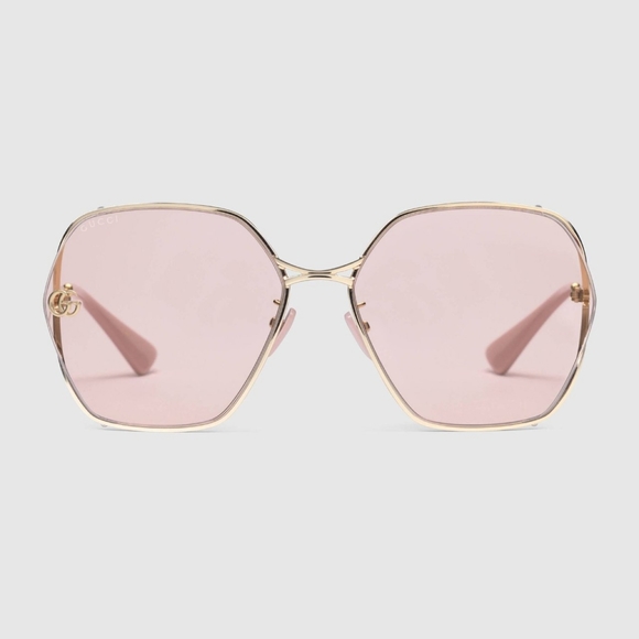NEW GUCCI GG0818SA 003 PINK WOMEN’S SUNGLASSES
